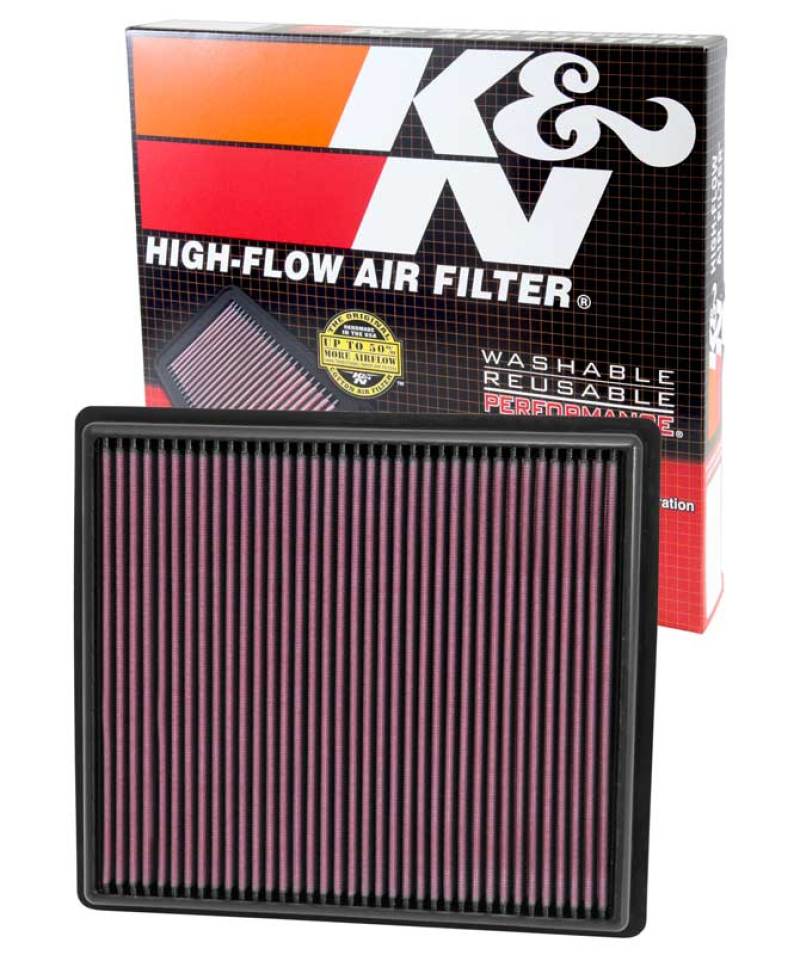 K&N Engineering K&N Replacement Air Filter - Panel for 13 Chevrolet Malibu 2.5L/2.0L