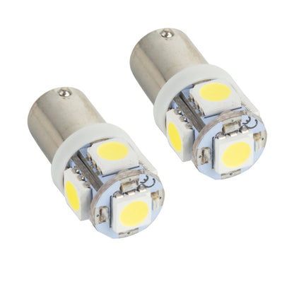 ORACLE Lighting Oracle BA9S 5 LED 3 Chip Bayonet Bulbs (Pair) - White