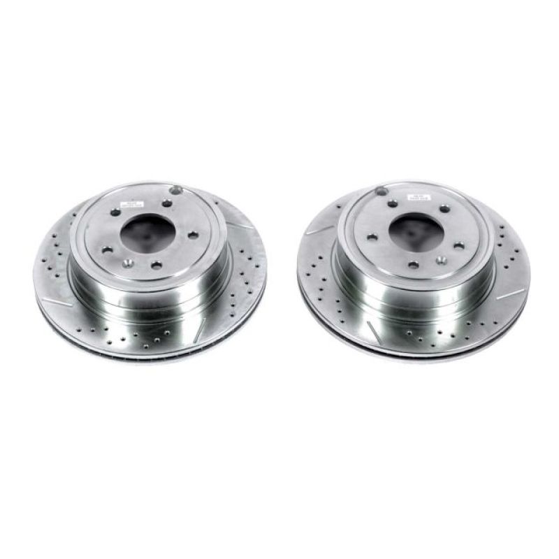 PowerStop Power Stop 12-15 Chevrolet Captiva Sport Rear Evolution Drilled & Slotted Rotors - Pair