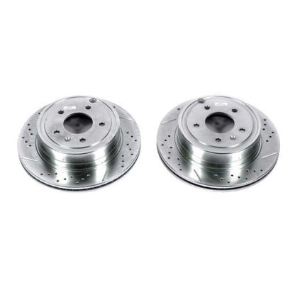 PowerStop Power Stop 12-15 Chevrolet Captiva Sport Rear Evolution Drilled & Slotted Rotors - Pair
