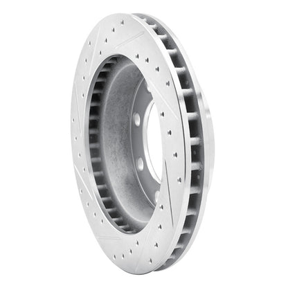 R1 Concepts R1 89-93 Dodge W350 Front Right Drilled & Slotted Silver Brake Rotor