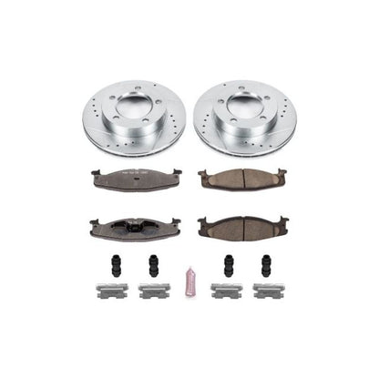 PowerStop Power Stop 94-96 Ford Bronco Front Z36 Truck & Tow Brake Kit