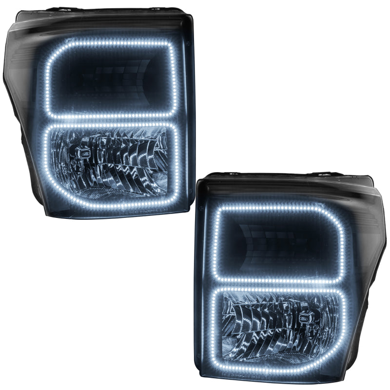 ORACLE Lighting Oracle 11-16 Ford F250/350 LED HL - Black - ColorSHIFT w/o Controller