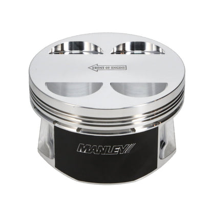 Manley Performance Manley Nissan GT-R 3.8L VR38DETT 99mm Bore 9.8:1 CR -2cc Dish Piston Set w/ Rings
