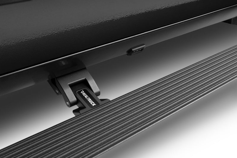Go Rhino RealTruck 08-16 Ford F-250/350 Super Duty CC 4dr VoltStep Electric Running Board Kit - Tex. Blk