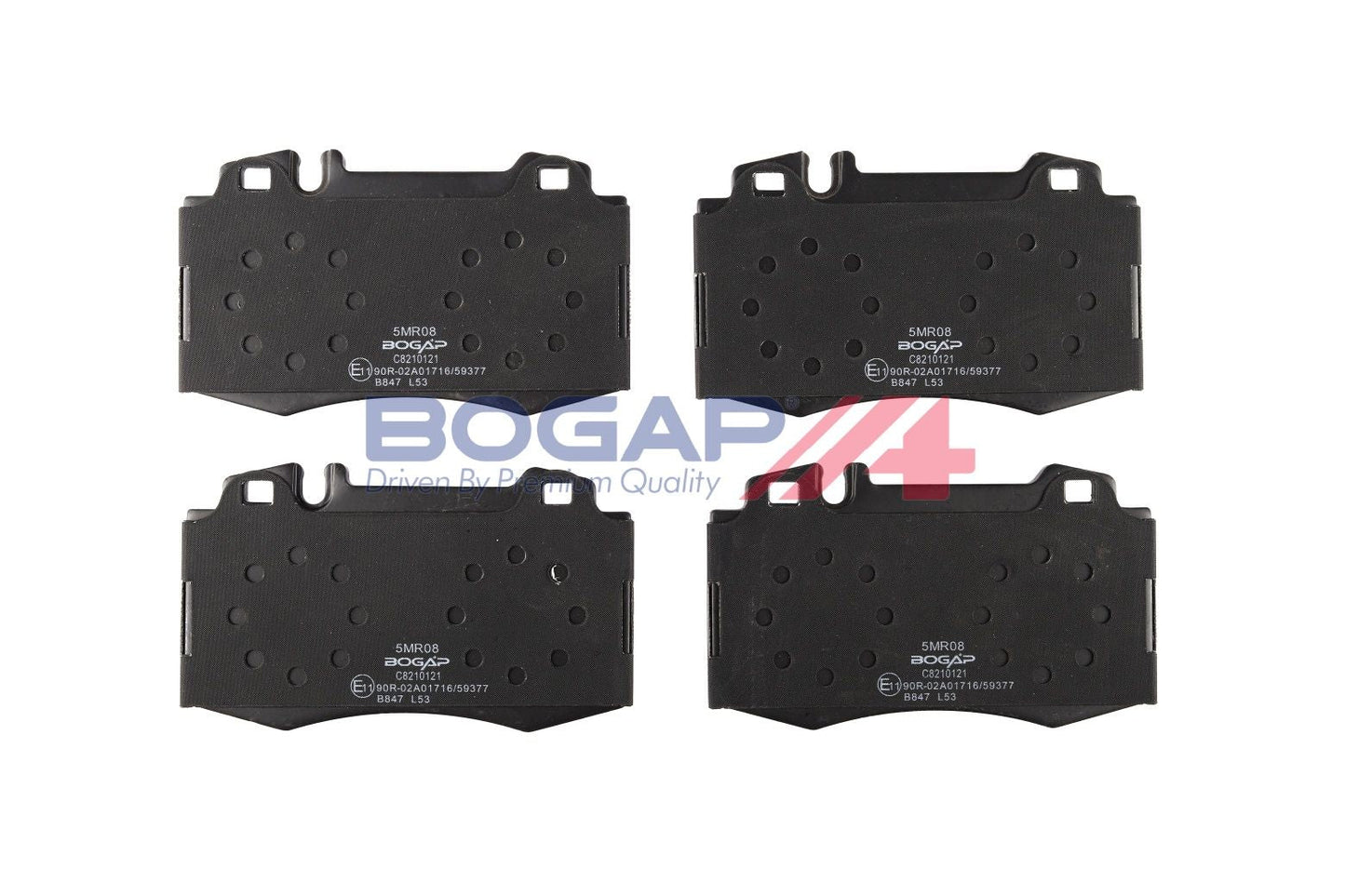 BOGAP C8210121 Brake Pad Set, Disc Brake