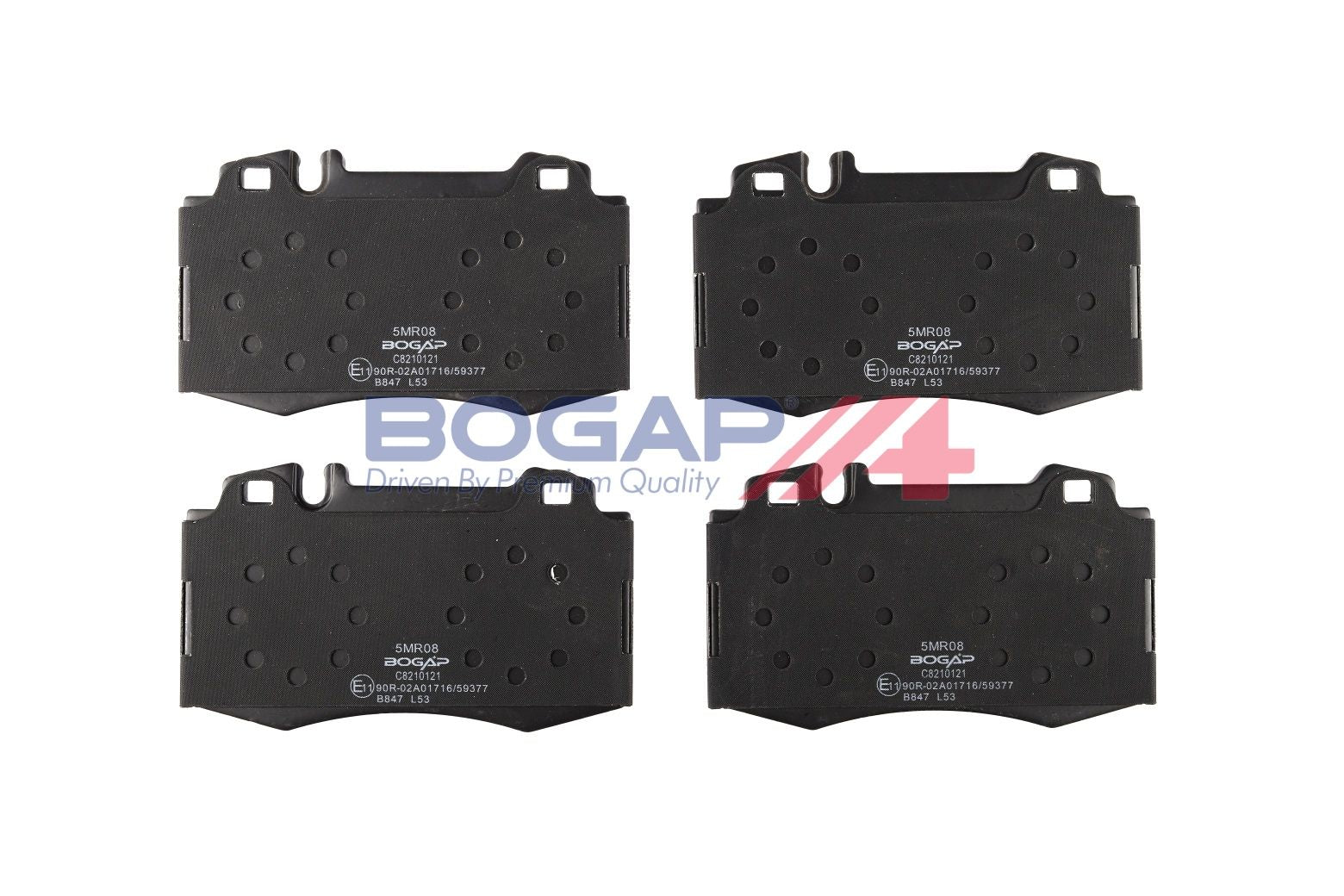 BOGAP C8210121 Brake Pad Set, Disc Brake