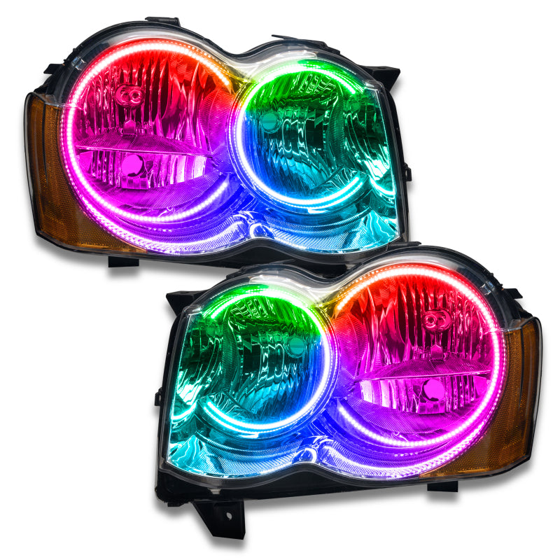 ORACLE Lighting Oracle 08-10 Jeep Grand Cherokee SMD HL (Non-HID) - ColorSHIFT w/o Controller