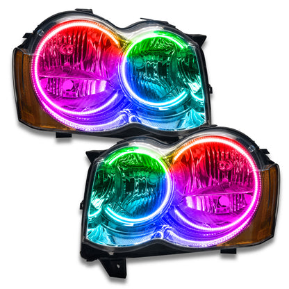 ORACLE Lighting Oracle 08-10 Jeep Grand Cherokee SMD HL (Non-HID) - ColorSHIFT w/o Controller