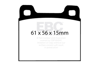 EBC 73-77 Porsche 911 2.7L Redstuff Front/Rear Brake Pads