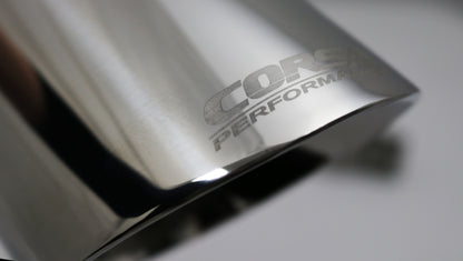 CORSA Performance Corsa Single Universal 2.75in Inlet / 4in Outlet Polished Pro-Series Tip Kit