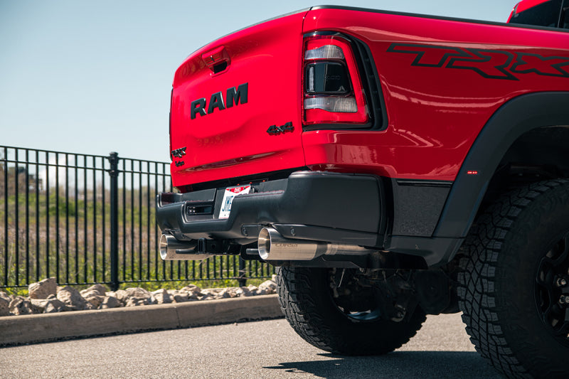 CORSA Performance Corsa 2021-2024 Dodge Ram TRX Crew Cab Xtreme Catback Exhaust Dual Rear Gunmetal Tip
