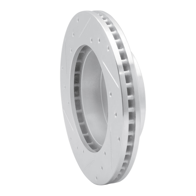 R1 Concepts R1 82-88 Chevrolet Camaro Rear Right Drilled & Slotted Silver Brake Rotor