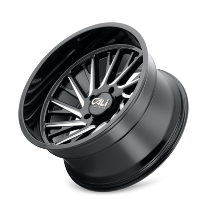 Cali Off-Road 9114 Purge 22x12 / 8x170 BP / -51mm Offset / 125.2mm Hub Gloss Black Milled Wheel