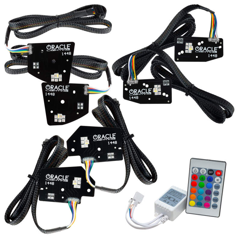 ORACLE Lighting Oracle 19-21 RAM 1500 Headlight DRL Kit Projector LED - RGBW+A w/ Simple Controller