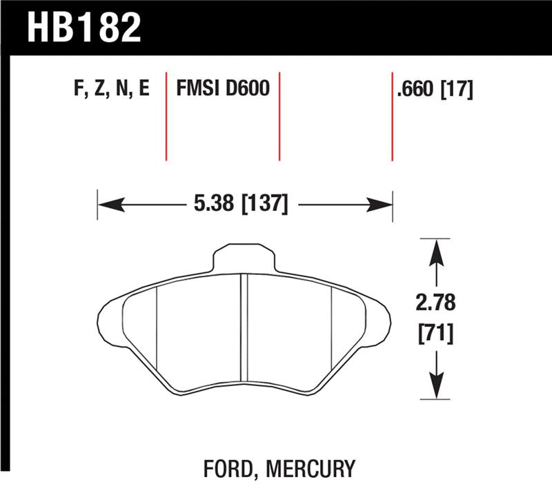 Hawk Performance Hawk HP+ Street Brake Pads
