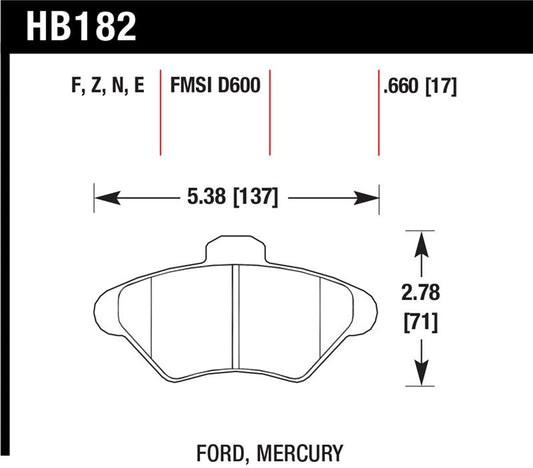 Hawk Performance Hawk HP+ Street Brake Pads
