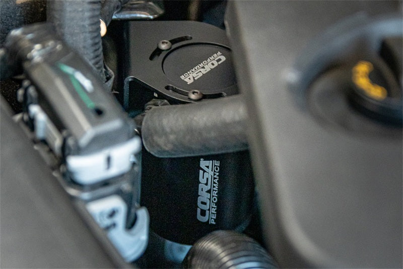 CORSA Performance Corsa 2018-2023 Ford Mustang GT 5.0L V8 Oil Catch Can