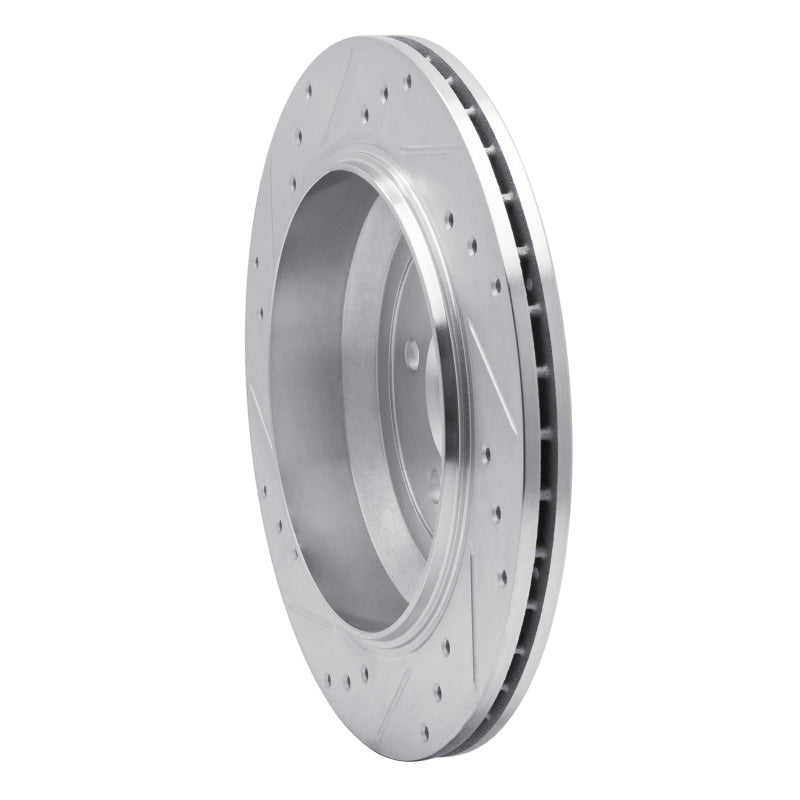 R1 Concepts R1 06-12 Mercedes-Benz ML320 Rear Right Drilled & Slotted Silver Brake Rotor