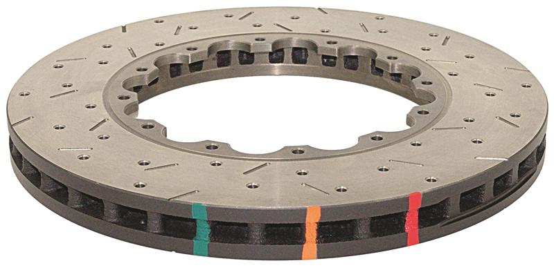 DBA 2004+ STi Front Slotted 5000 Series Replacement Rotor Rings