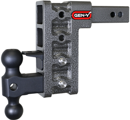 GEN-Y Hitch Gen-Y Mega Duty 2in Shank 7.5in Drop 1.5K TW 10K Hitch w/GH-031 Dual-Ball/GH-032 Pintle Lock