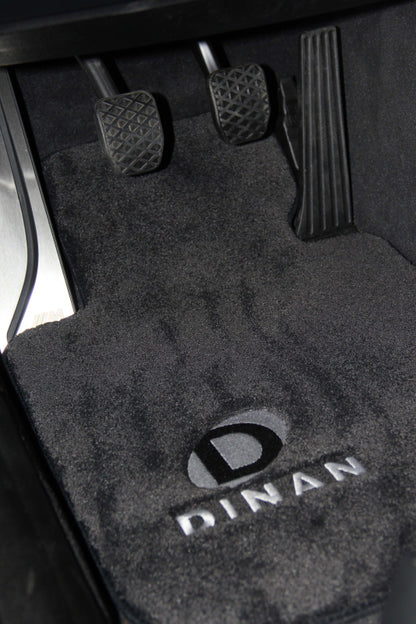 Dinan 13-17 BMW M6 F13 Signature Floor Mats Black w/ Silver Logo - Set of 4