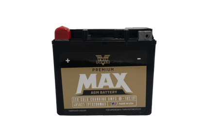 TwinPower Twin Power GYZ-20H Premium MAX Battery Replaces H-D 65991-82B Made in USA 320 CCA