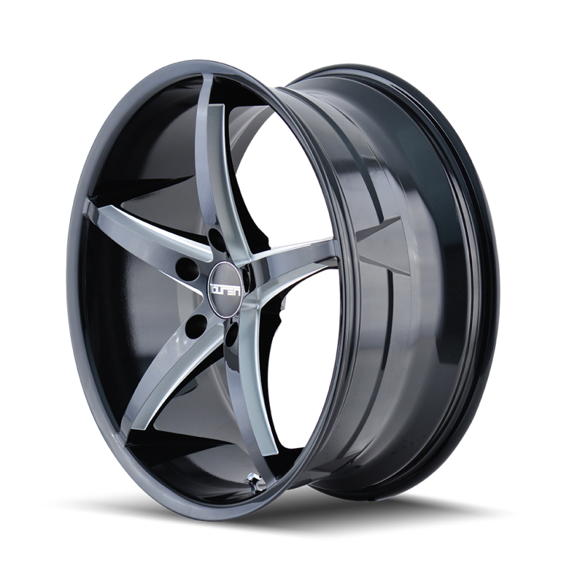 Touren 3270 TR70 17x7.5 / 5x120 BP / 40mm Offset / 74.1mm Hub Gloss Black Milled Wheel