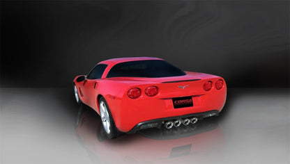 CORSA Performance Corsa 2005-2007 Chevrolet Corvette C6 6.0L V8 Polished Xtreme Axle-Back Exhaust