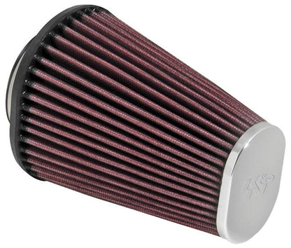K&N Engineering K&N Universal Clamp-On Air Filter 2-7/16in Flange 4-1/2x3-3/4in Base 3x2in Top 6in Height