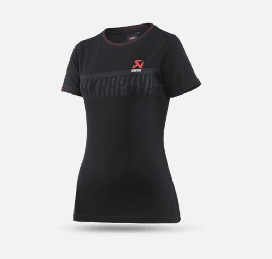 Akrapovic Akrapovic Womens Corpo T-Shirt Black - XS