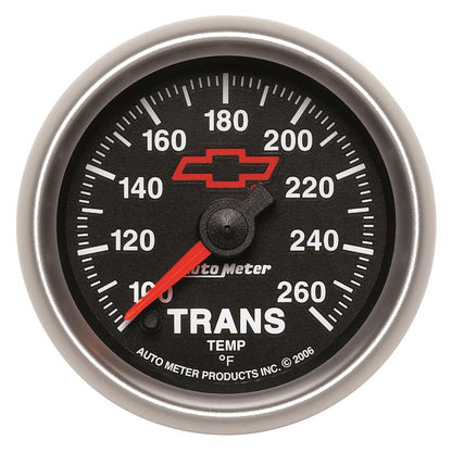 Autometer Full Sweep Electric 52mm 100-260 Deg. F Transmission Temperature Gauge