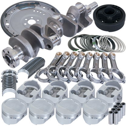 Eagle Ford 302 3.000in Crank 5.090in I-Beam Rods 4.040in Pistons 164 Tooth FW Balanced Assembly