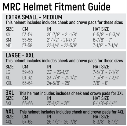 Rugged Radios MRC Stage 1 - UTV Play Helmet Wired OFFROAD and STX STEREO LG- 2XL