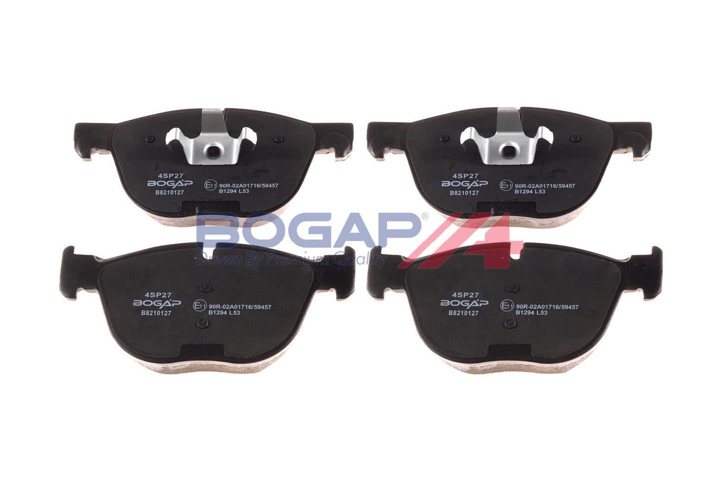 BOGAP B8210127 Brake Pad Set, Disc Brake