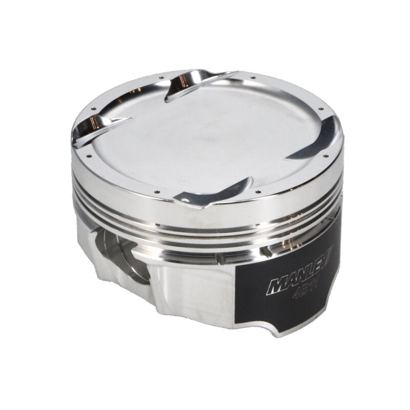 Manley Performance Manley 08+ Mitsubishi 4B11T 86.5mm (+.5mm) -11cc Dome 9.0:1 CR Turbo Tuff Series Piston Set w/ Rings