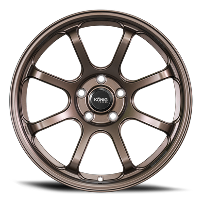 Konig Forged F6SX 17x10 5x114.3 ET45 Race Bronze Wheel (Knurled Bead)