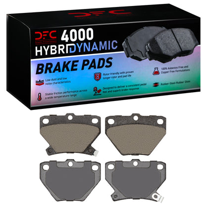 DFC 00-08 Toyota Matrix Rear 4000 Hybridynamic Brake Pads