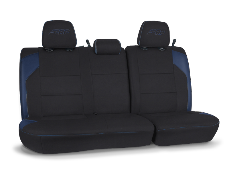 PRP Seats PRP 16-23 Toyota Tacoma Rear Bench Cover - Black/Navy Blue