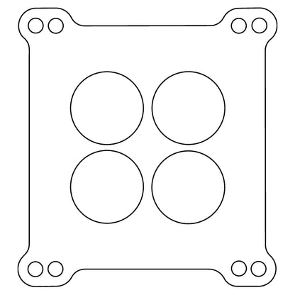Cometic Gasket Cometic Carter AFB Holley 4 Barrel .039in Fiber Carburetor Gasket - 4-Hole - Double Drilled
