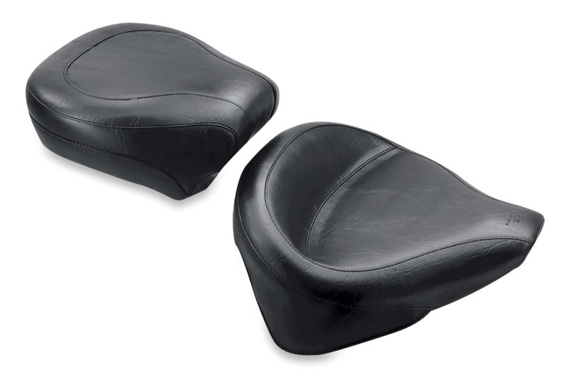 Mustang Motorcycle Mustang 84-06 Harley Standard Rear Tire Wide Touring Passenger Seat - Black