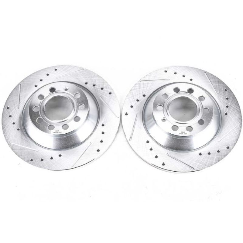 PowerStop Power Stop 05-11 Audi A6 Rear Evolution Drilled & Slotted Rotors - Pair
