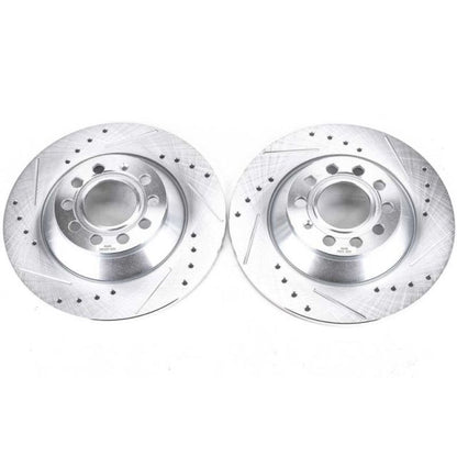 PowerStop Power Stop 05-11 Audi A6 Rear Evolution Drilled & Slotted Rotors - Pair