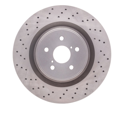 DFC 08-14 Lexus IS F Front Drilled Brake Rotor