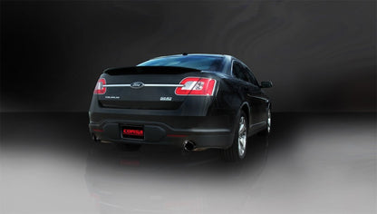 CORSA Performance Corsa 2010-2019 Ford Taurus SHO 3.5L V6 Turbo Sport Cat-Back Exhaust w/ Dual 4in Black Tips
