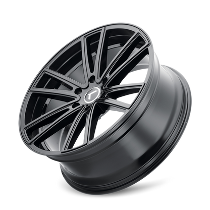 Kraze Wheels Kraze KR190 Lusso 18x8 / 5x112 BP / 40mm Offset / 66.56mm Hub Gloss Black Wheel