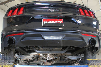 Flowmaster 15-23 Mustang BASE SS Outlaw Axle-Back Exhaust System - Black