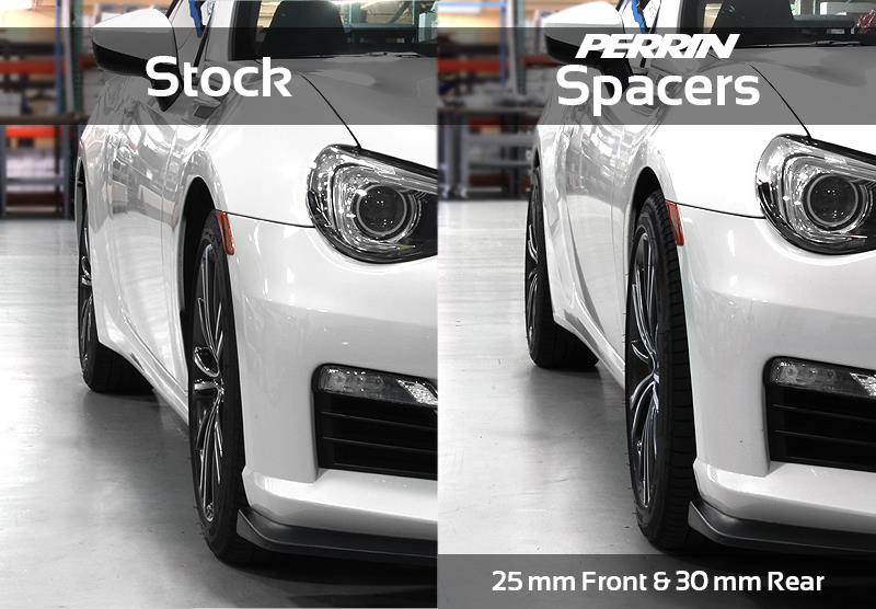Perrin Performance PERRIN 02-14 Subaru WRX / 2004 STI / 13-26 BRZ & Toyota GR86 30mm Wheel Spacers 5x100 56mm CB - Pair