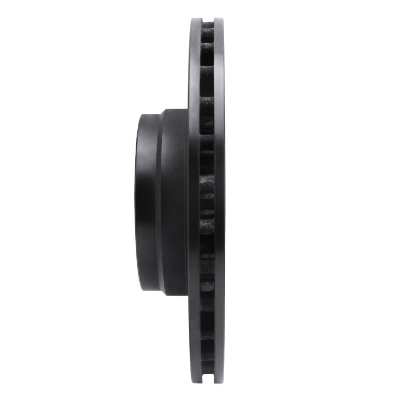 R1 Concepts R1 06-12 Land Rover Range Rover Front Left Drilled & Slotted Black Brake Rotor