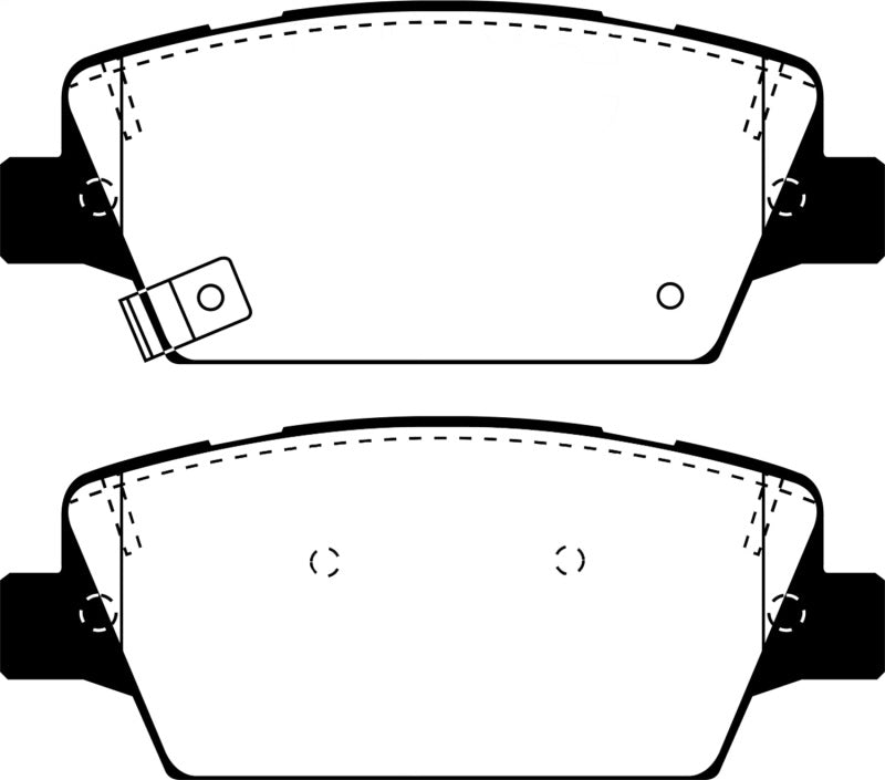 EBC 2017+ Kia Cadenza 3.3L Ultimax2 Rear Brake Pads